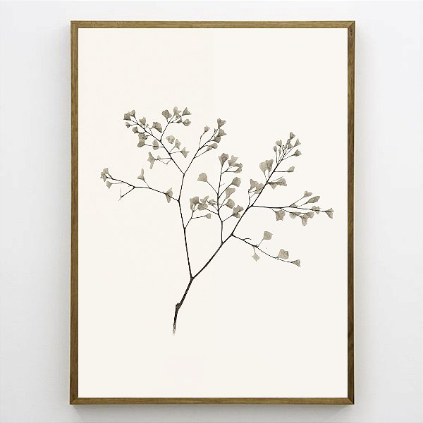 Quadro Decorativo Floral Abstrato.
