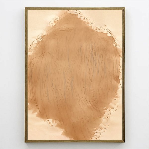 Quadro Decorativo Abstrato Terroso.
