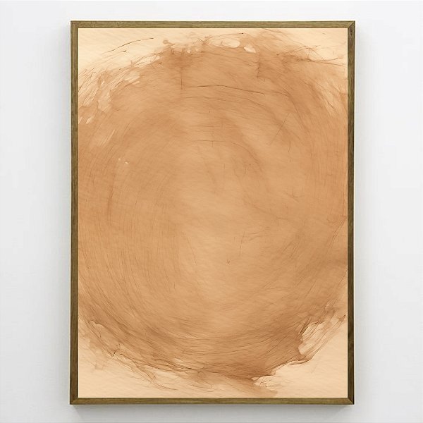 Quadro Decorativo Abstrato Terroso.