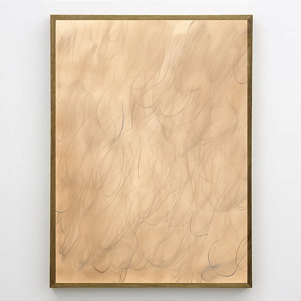 Quadro Decorativo Abstrato Terroso.