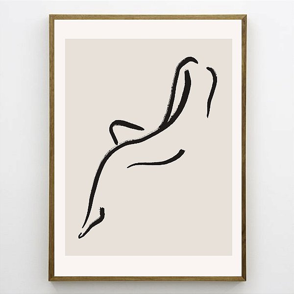 Quadro Decorativo Figurativo Abstrato.