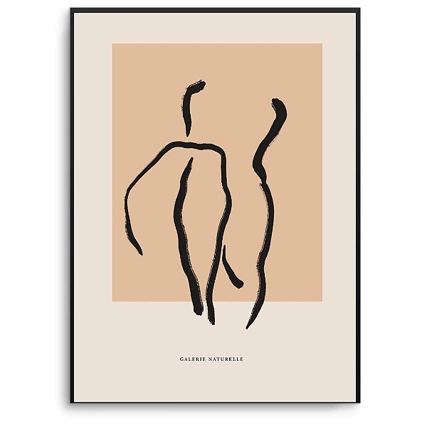 Quadro Decorativo Figurativo Abstrato.