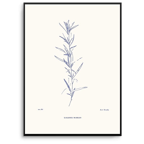 Quadro Decorativo Flor Abstrato.