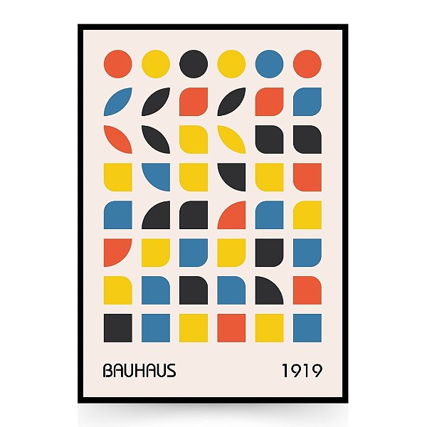 Quadro Decorativo Coleção Bauhaus