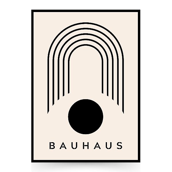 Quadro Decorativo Coleção Bauhaus