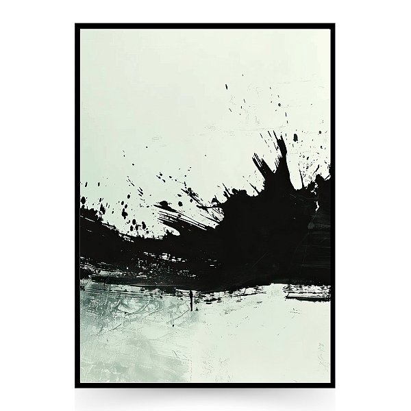 Quadro Decorativo Abstrato Verde Sublime.