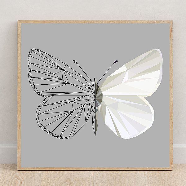 Quadro decorativo Borboleta.