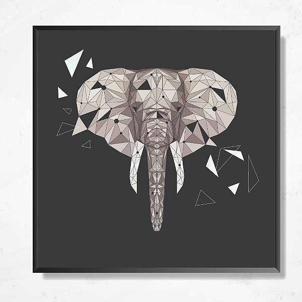 Quadro decorativo Elefante.