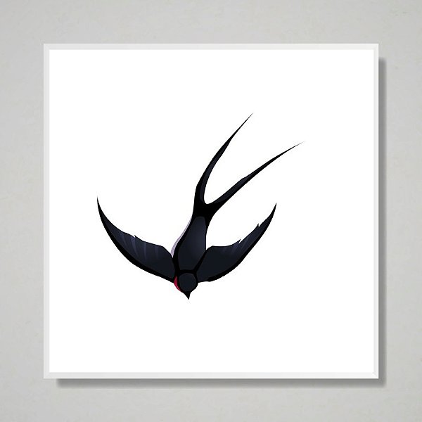 Quadro decorativo Pássaro.