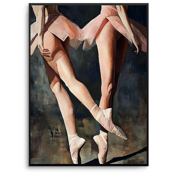 Quadro Decorativo Bailarinas.
