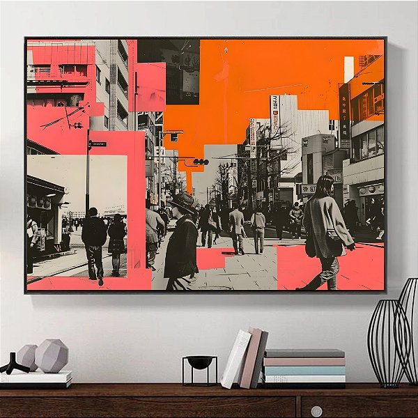Quadro Decorativo Cidade moderna.