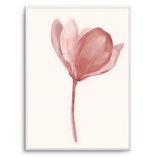 Quadro Decorativo Flor Pink.