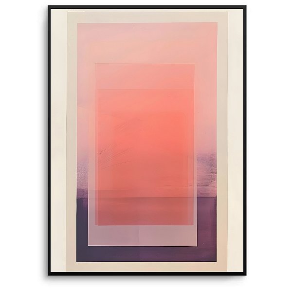Quadro com Arte Exclusiva para coleção Colorful Rosa.