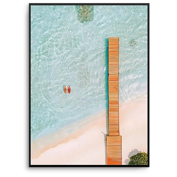 Quadro Decorativo Caminho para o Mar.