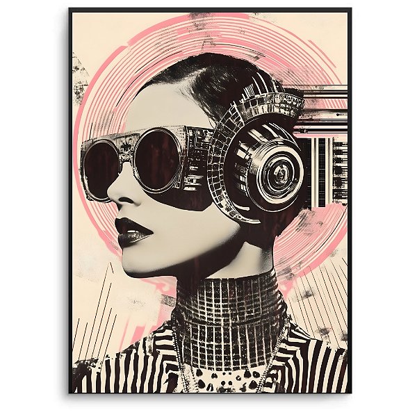 Quadro Decorativo Mulher moderna.