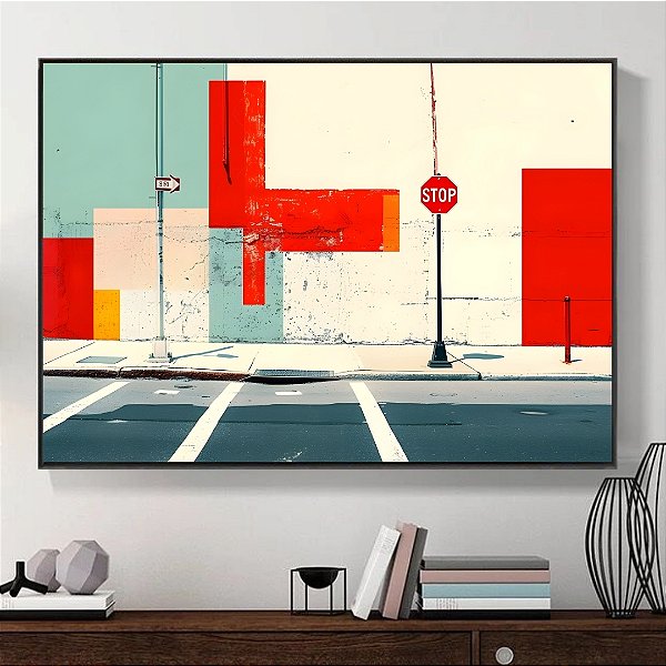 Quadro Decorativo Cidade.