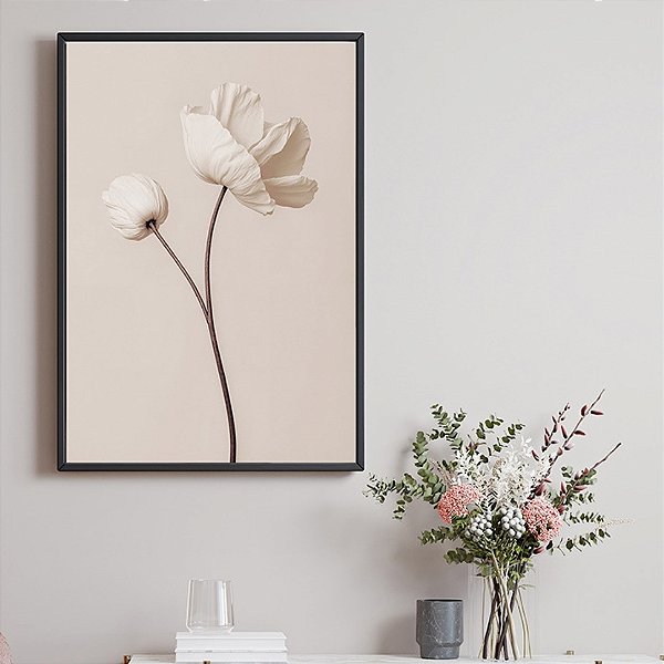 Quadro Decorativo Flor Delicada.