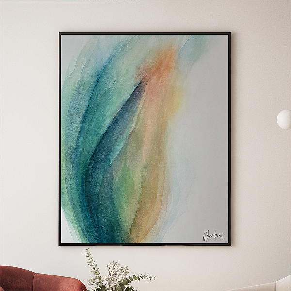 Quadro Decorativo Natureza Fluída Coleção: Juliana Bambini