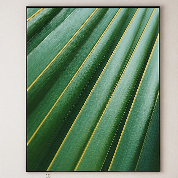 Quadro Decorativo Folha verde. Coleção: Juliana Bambini