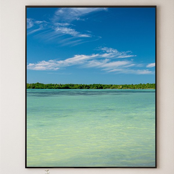 Quadro Decorativo Paisagem Mar. Coleção: Juliana Bambini