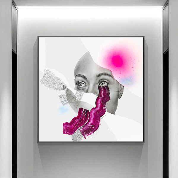 Quadro Decorativo Série Mulheres. Artista: Mariana San Martin