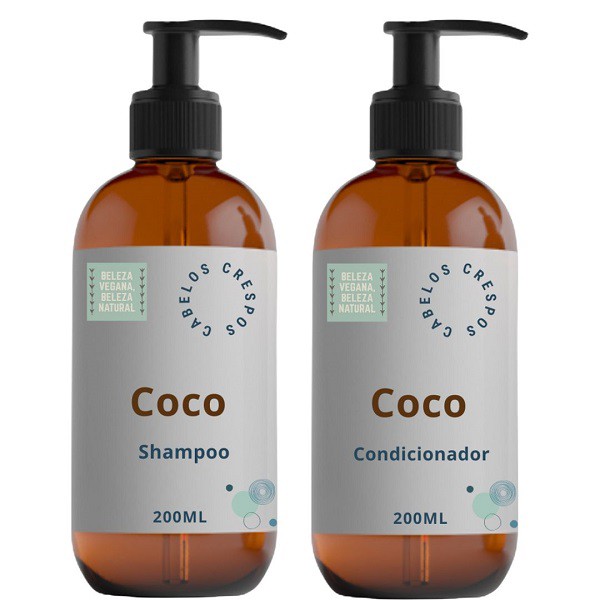 Shampoo e Condicionador Liquido - Coco