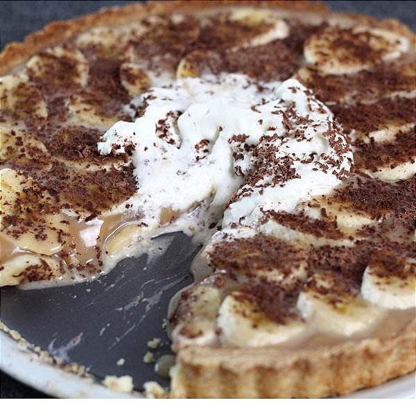 Torta de Banana e Creme de Amendoim