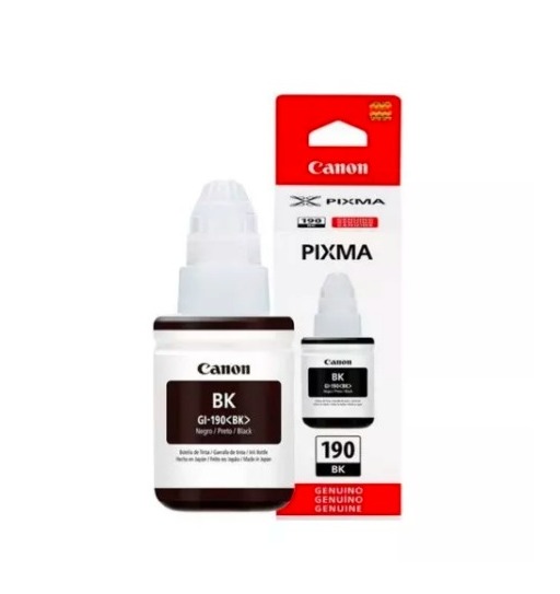 TINTA CANON GI-190BK PRETO | ORIGINAL 135ML