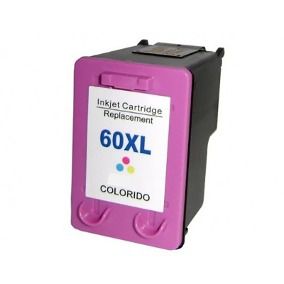 Cartucho de Tinta Compatível com HP 60XL Color CC644WB 13ml