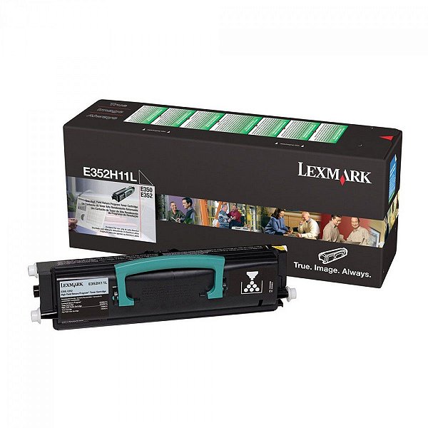 Toner Lexmark Original E352H11B E352H11A | E352 E350 E352DN E350D 352DN 350D | 9k
