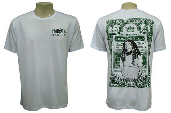 Camiseta Manga Curta - Rótulo Marley