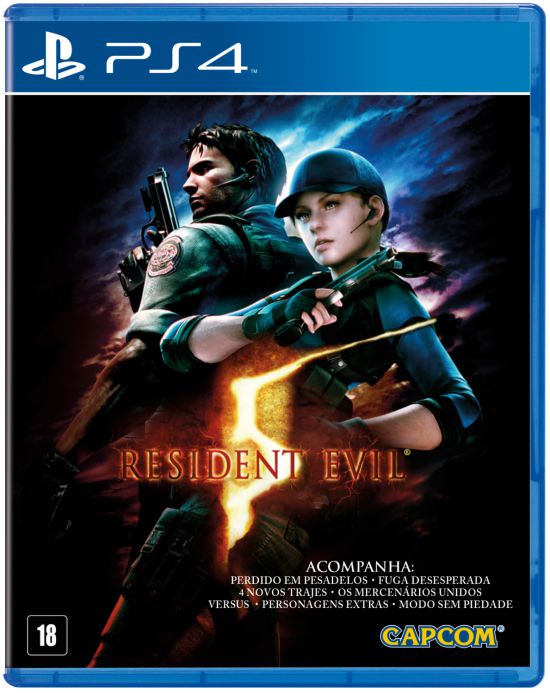Jogo Playstation 4 - Resident Evil 5 - FG Games - Aqui as Novidades chegam  Primeiro!