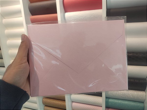 Envelopes com brilho Color Plus Ibiza com 10 unidades