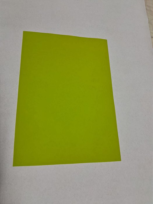 Vegetal Colorido Limão 180g formato A4 com 10 folhas