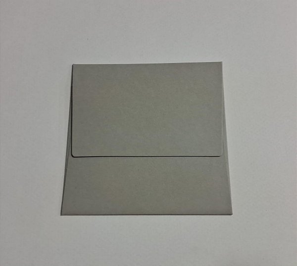 Envelope 10x10 Fcard Cinza 180g c/ 10 unidades