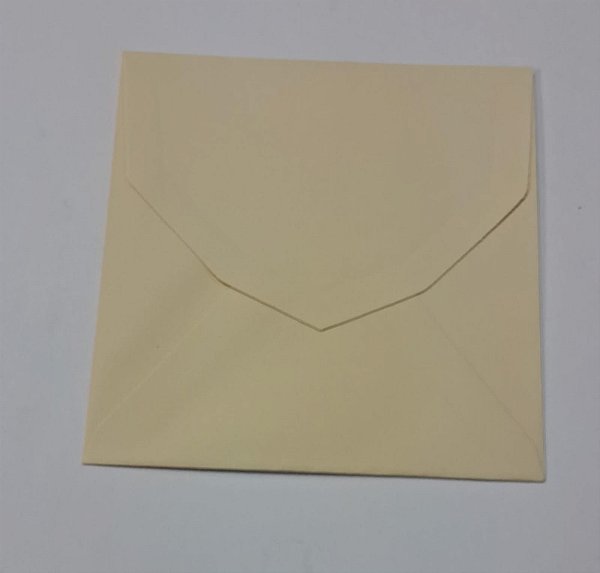 Envelope social 16,5x16,5 color plus Marfim 120g c/ 10 un