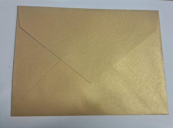 Envelope relux ouro nobre  convite 16,5x22,5 120g c/ 10