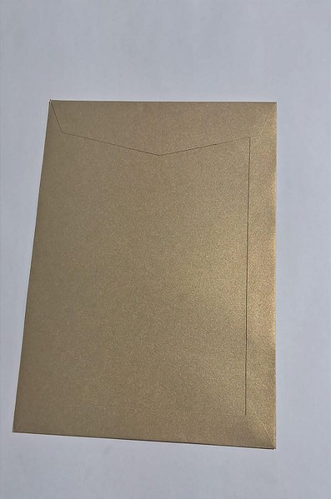 Envelope Meio Saco 250x175 Metalics Gold 120g c/ 10 un