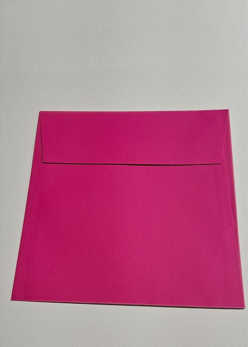 Envelope 17x17 Popset Pink 120g c/ 10 un