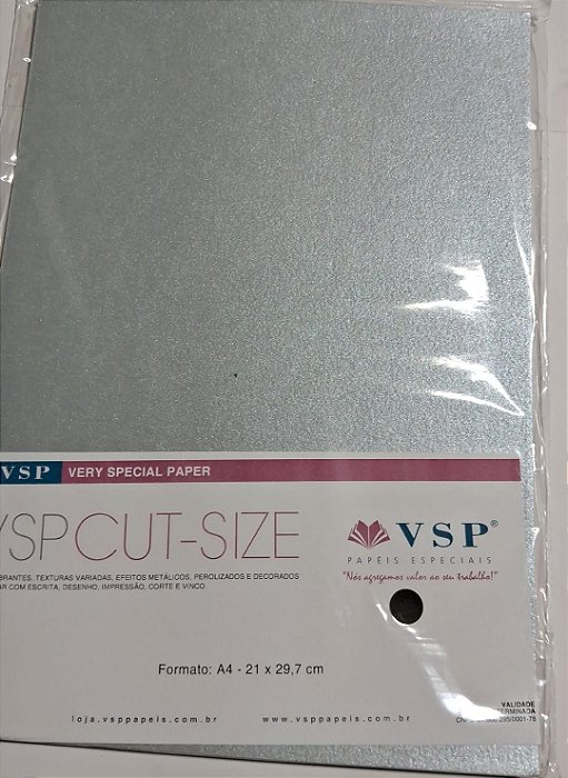 PAPEL A4 210X297 METALICS GALVANISED 300G C/ 10 FLS