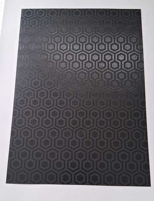 PAPEL A4 210X297 SUPER INK DARK HEXAGONO 180G C/ 10 FLS