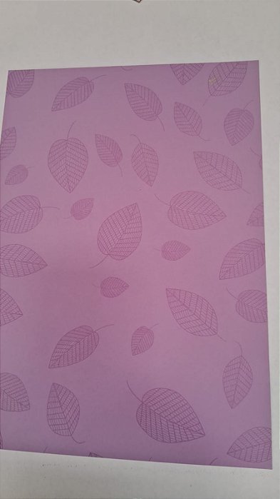 PAPEL DECOR A4 210X297 LILAS FOLHA INCOLOR 180G C/ 10 FLS
