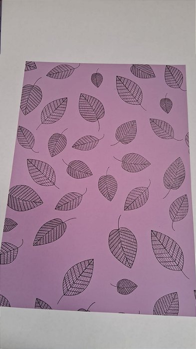 PAPEL A4 210X297 DECOR LILAS FOLHA PRETO 180G C/10 FLS
