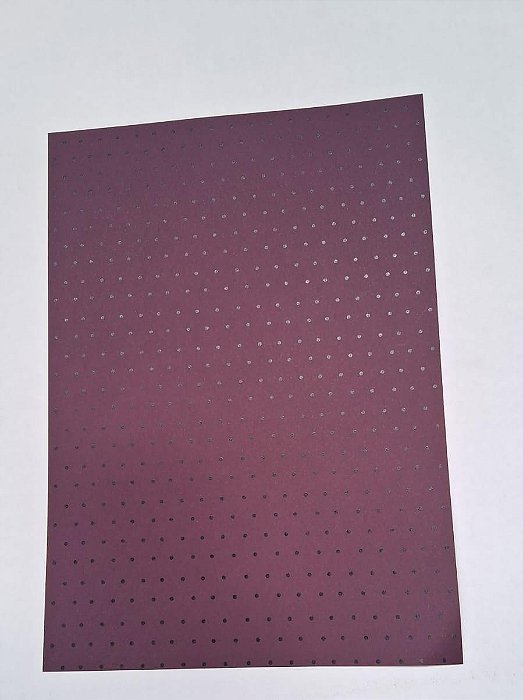 PAPEL A4 210X297 DECOR MENDONZA BOLINHA PRETA 180G C/ 10 FLS