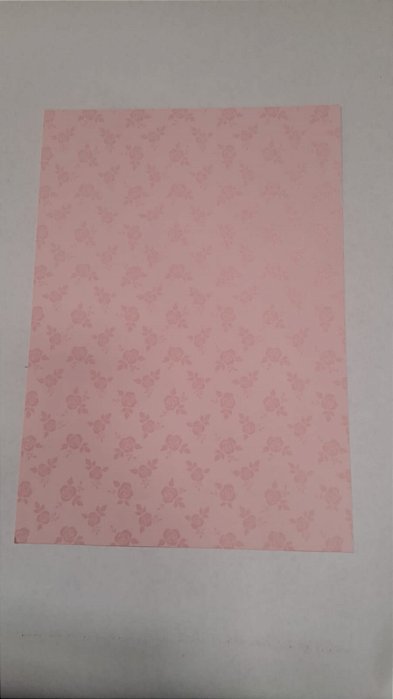 PAPEL A4 210X297 DECOR  ROSA VERONA ROSAS INCOLOR  180G C/ 10 FLS