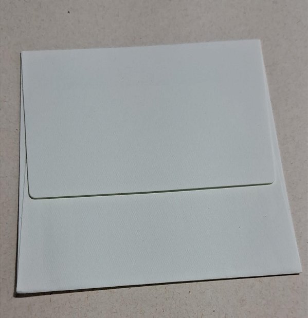 ENVELOPEMODELO  10X10 RIVES DOT BRIGHT WHITE 120G C/ 10 UN