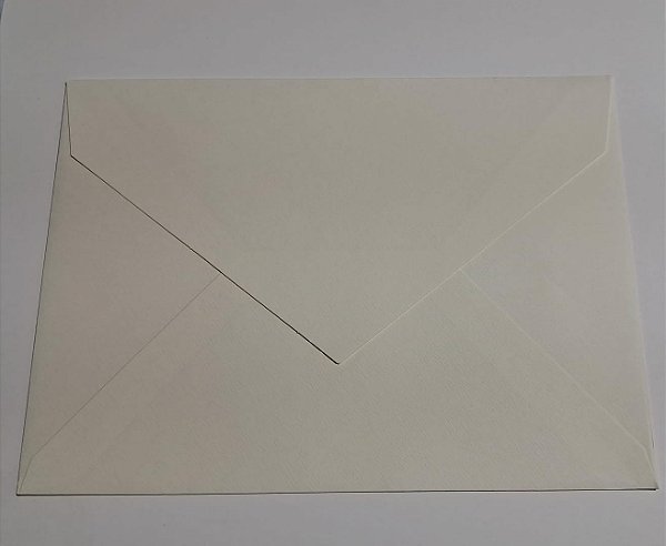 ENVELOPE CONVITE 16,5X22,50 MARKATTO STILE AVORIO 120G C/ 10 UN