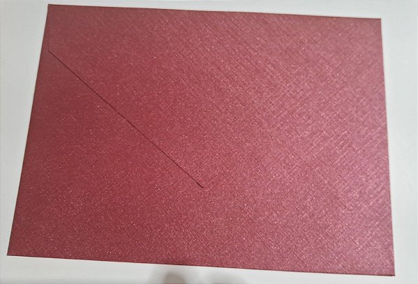 ENVELOPE CONVITE 16,5X22,5 RELUX RUBI TELADO 180G C/ 10 UN