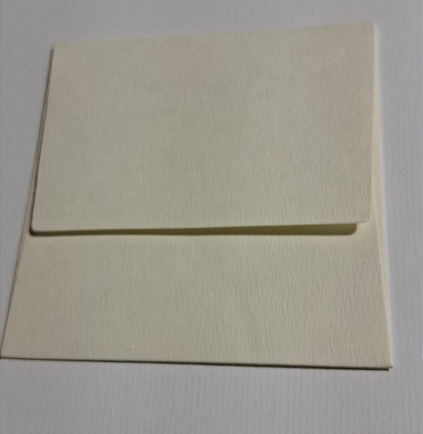 ENVELOPE 10X10 RIVES TRADITION PALE CREAM 170G C/ 10 UN