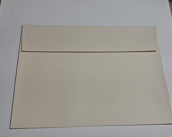 ENVELOPE CONVITE LAPELA RETA 16,5X22,5 COLOR PLUS MARFIM 120G C/ 10 UN